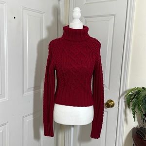 Cherry red sweater
